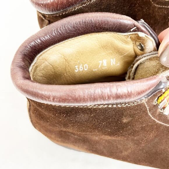 The Alps by Fabiano Womens Hiking Boots Lace Up Suede Mountaineering Size 7.5 - Picture 9 of 11